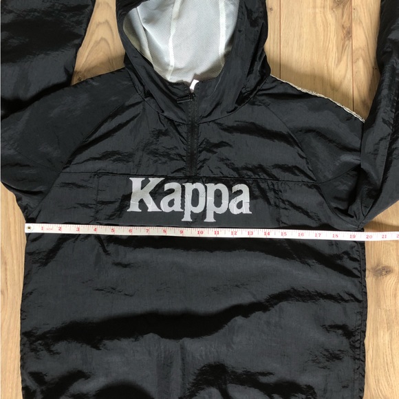 Women’s Kappa Black Pullover hooded Jacket size S - Picture 8 of 11